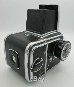 1968 HASSELBLAD 500C CHROME CAMERA BODY+ZEISS PLANAR 80mm + A12 FILM BACK