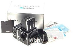 2000FC Hasselblad 6x6 medium format camera body 12 film back chrome WLF Mint Box