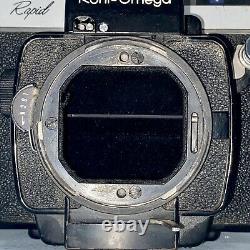 2 Koni Omega Rapid Medium Format Film Camera with90mm f3.5 Lens & 120, 220 Back