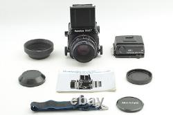 2 set 120 Film BackMINT Mamiya RZ67 Pro Film Camera Z 110mm f2.8 Lens JAPAN