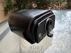 A24 220 Hasselblad Type III Black 6x6 Film Back Holder withLeather Case Japan