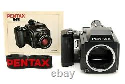 ALMOST MINT Pentax 645 Medium Format Film Camera Body 120 Film Back #52B