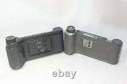 AS IS Mamiya Press Camera Silver with Film Back 6x9
