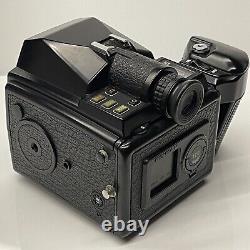 AS IS Pentax 645 Medium Format Camera Body 120 Film Back From JAPAN
