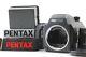 Almost Mint Pentax 645nii N Ii Camera Body With120 And 220 Film Back Japan 0220a