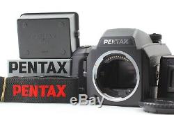 Almost MINT Pentax 645NII N II Camera Body with120 and 220 Film Back Japan 0220A