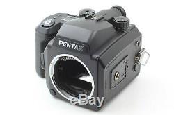 Almost MINT Pentax 645NII N II Camera Body with120 and 220 Film Back Japan 0220A