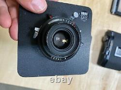 Arca Swiss F line 6x9 view camera kit, 80mm, 65mm, Film backs, Ground Glass