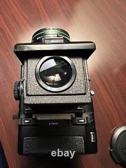 Bronica ETRS 645 Camera + WLF + 75mm f2.8 Lens + 120 film back