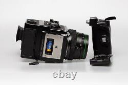 Bronica ETR camera complete kit with 5 lenses, 3 backs, prism finder FILM TESTED