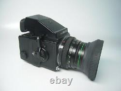 Bronica ETRs Body Camera +Zanzanon EII F=75mm f/2.8 Prisma, film back/Tested-yr34
