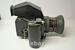 Bronica SQ Film Camera, Seiko 80mm lens & 120 film back