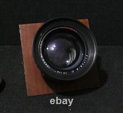 Burke & James 8x10 View Camera, Lens, shutter & 4x5 Reduction Back, Film Holders