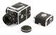 Cla'd Hasselbladski Kiev-88 6x6 Medium Format Film Camera With Lens & 2 Backs