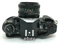 Canon A-1 35mm SLR Film camera withFD 50mm F1.8 Lens +Data Back A Exc+++ JAPAN