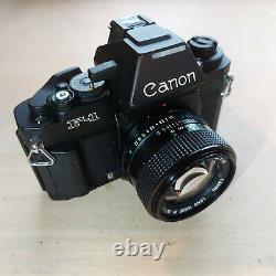 Canon F1N SLR Film Camera with Canon FD 50mm F1.4 Lens & Data Back FN
