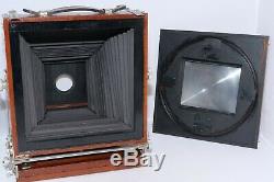 Classic 4x5 Deardorff Special view camera. Graflok 4x5 back with film holders