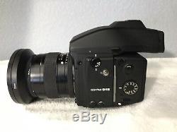 Contax 645 Kit camera, prism meter finder, Film back, 80mm f2 lens