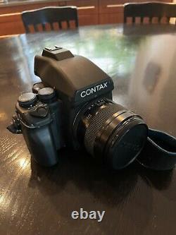 Contax 645 Medium Format SLR Film Camera Kit with 80mm F/ 2, AE Prism and Back