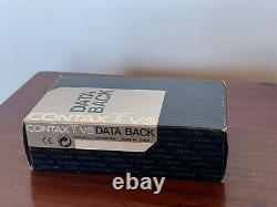 Contax TVS Film Camera Data Back excellent condition