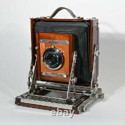 Deardorff 5x7 Field Camera Ex+++, 5x7&4x5 backs, film holder, GG cover, witho lens