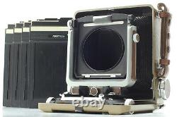 EXCELLENT WISTA 45 LARGE FORMAT FIELD FILM CAMERA With 4 FILM BACK