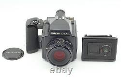EXC+4? Pentax 645 Camera + SMC A 75mm f/2.8 Lens, 120 Film Back from JAPAN