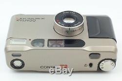 EXC+5 + Date back Contax T2 35mm Film Camera f/2.8 38mm Case From JAPAN #385