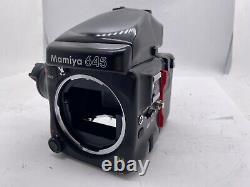 EXC+5? MAMIYA 645 Pro Film Camera Body + AE Finder + 120 Film back From Japan