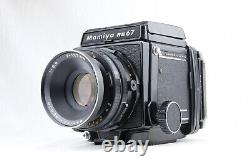 EXC+5 MAMIYA RB67 Pro Film Camera SEKOR 127mm f/3.8 Lens 120 Back from JAPAN