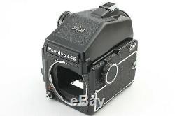 EXC+5 Mamiya M645 Camera with Sekor C 80mm f/2.8 120 Film Back From JAPAN #0102