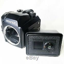 EXC+5 PENTAX 645N Medium Format SLR Film Camera Body with 120 & 220 Film Back