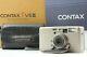 Exc+5 In Box Contax Tvs Iii Data Back 35mm Point & Shoot Film Camera Japan