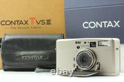 EXC+5 in Box Contax TVS III Data Back 35mm Point & Shoot Film Camera JAPAN