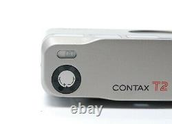EXC++++ / MF Piston Contax T2 D T2D Data Back 35mm Film Camera From JAPAN #P69