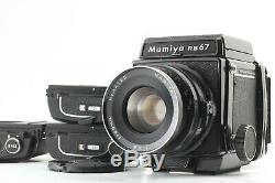 EXC+++++ Mamiya RB67 6x7 Film Camera with Sekor 90mm f/3.8 4 Backs from JAPAN
