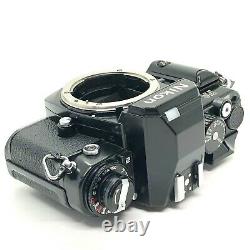 EXC+++++Nikon FA Black 35mm SLR Film Camera Body WithMF-16 Data back From Japan