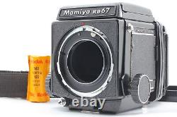 Exc+4 with Strap Mamiya RB67 Pro Medium Format Film Camera Body 120 Back JAPAN
