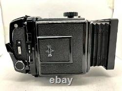 Exc+5Mamiya RB67 Pro Film Camera + 65mm 127mm 2Lens withHood + 120 Film Back