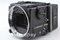 Exc+5 Bronica ETR Si 645 Film Camera Body With 120 Film Back From JAPAN