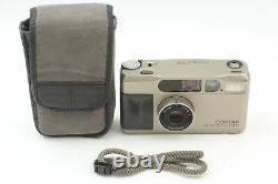 Exc+5 Case Contax T2 D T2D Data Back Titan Silver 35mm Film Camera from JAPAN