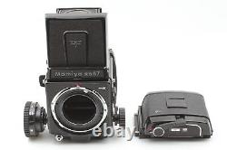 Exc+5 Mamiya RB67 Pro S Body Film Camera+ Focus dial 120 Film Back From JAPAN