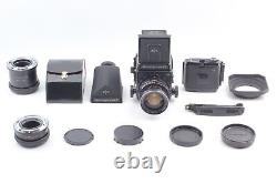 Exc+5 Mamiya RB67 Pro S Film Camera 65mm Lens 2 Finder 120 Back No1 No2 JAPAN