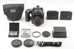 Exc+5 Pentax 645N SMC FA 75mm f/2.8 Lens 120 & 220 Film Back Camera From JAPAN