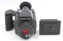 Exc+5 Pentax 645 Film Camera SMC A 75mm F/2.8 Lens 120 Film Back From JAPAN