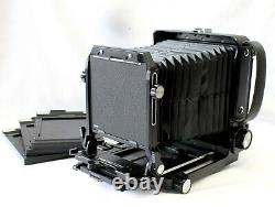 Exc+5 Toyo Field 45A 4x5 Camera with Revolving Back, Cut Film Holders from Japan