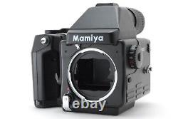 Exc+5 withGrip Mamiya 645E Medium Format Camera Body 120 Film Back From JAPAN