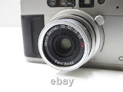 Exc+5 with Hood? Contax TVS Point & Shoot 35mm Film Camera + Data Back From JAPAN