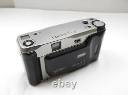 Exc+5 with Hood? Contax TVS Point & Shoot 35mm Film Camera + Data Back From JAPAN