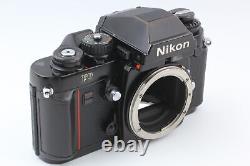 Exc+5withData Back Nikon F3 Eye Level SLR 35mm Film Camera black Body From JAPAN